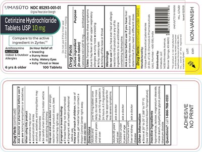 Container Label (Cetirizine Hydrochloride Tablets 10 mg 100 Tablets)